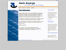 Tablet Screenshot of alain.ly